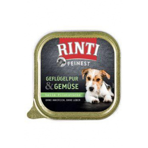 Rinti Dog Feinest kád baromfi+zöldség 150g