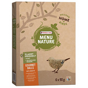 VL Faggyúgolyó Gourmet, rovarokkal 6x90 g, háló nélkül