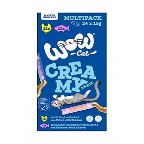 WOW Macska származás. Krémes Snack Multipack 24x15g