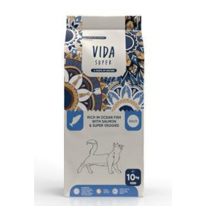 Kraftia VIDA SUPER CAT Adult Tengeri hal és lazac 10kg