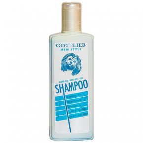 Gottlieb Blue sampon 300ml - fehérítő makadámia olajjal