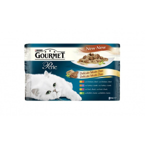 Nestlé GOURMET PERLE macska Multipack duo marhahús&kukorica kapszula 4x85 g