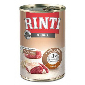 Rinti Dog Sensible bárány+rizs konzerv 400g Rinti Dog Sensible bárány+rizs konzerv 400g