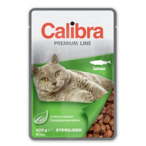 Calibra Cat pocket Premium Sterilizált lazac 100g