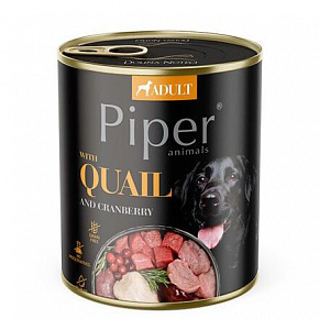 NEW PIPER fürjjel és áfonyával, kutyakonzerv 800 g NEW PIPER fürjjel és áfonyával, kutyakonzerv 800 g