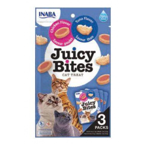 Churu Cat Juicy Bites csirke és tonhal ízesítésű 3x11,3g