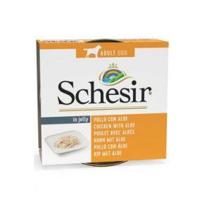 Schesir Dog Cons. Felnőtt csirke/aloe 150g