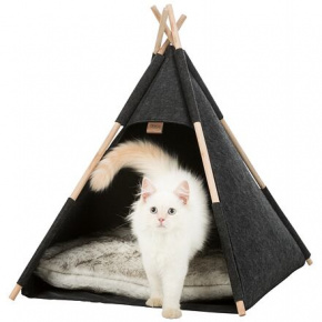 Cave TIPI, 55 x 65 x 55 cm, filc, antracit