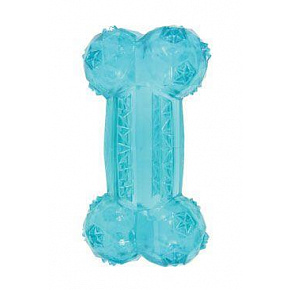 Kutyajáték csont BONE TPR POP 12cm türkiz Zolux Kutyajáték csont BONE TPR POP 12cm türkiz Zolux