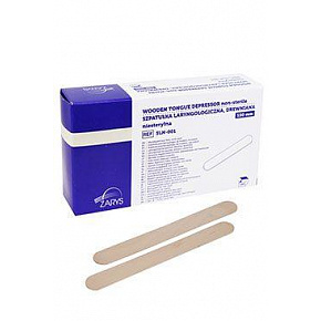 Gégészeti nyelvspatula, nem steril 100db