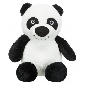 Panda, plüss játék kutyáknak, hanggal, 26 cm, 26 cm