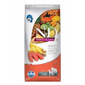 N&D TROPICAL SELECTION DOG Adult M/L lazac 10kg N&D TROPICAL SELECTION DOG Adult M/L lazac 10kg