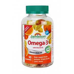 Jamieson Omega-3 Gumivitaminok zselés pasztillák 90 db