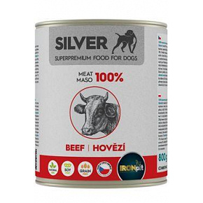 IRONpet Silver Dog konz. Marhahús 800g