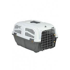 Szállító láda SKUDO 2, XS-S, 35x36x55 cm, sötétszürke/homok (max. 18kg)