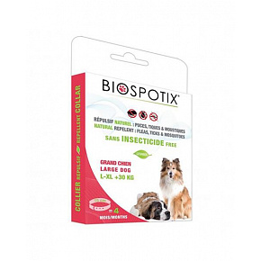 BIOGANCE Biospotix Nagyméretű kutya L-XL nyakörv 75 cm-es (30 kg feletti), repellens hatással BIOGANCE Biospotix Nagyméretű kutya L-XL nyakörv 75 cm-es (30 kg feletti), repellens hatással