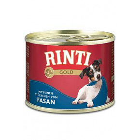 Rinti Dog Gold fácán konzerv 185g Rinti Dog Gold fácán konzerv 185g