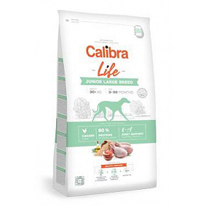 Calibra Dog Life Junior nagytestű csirke 12kg Calibra Dog Life Junior nagytestű csirke 12kg