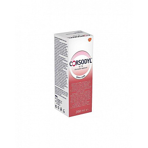 Corsodyl 0,1%-os fogászati oldat 200 ml Corsodyl 0,1%-os fogászati oldat 200 ml