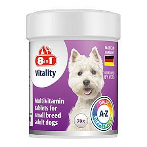 Vitality Multivitamin 8in1 kis fajtáknak 70tbl