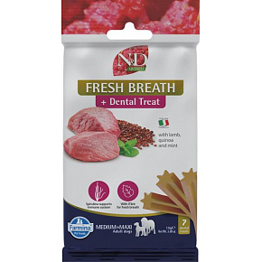 Farmina Quinoa Dog Fresh Breathe Adult medium & maxi 110g jutalomfalat