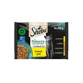Sheba pocket Nature baromfi válogatás 4x85g