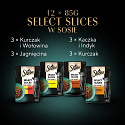 Sheba Selection in Sauce Šťavnaté příchutě 12 x 85 g