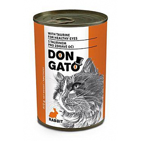 Don Gato macska konz. nyúlhús 415g