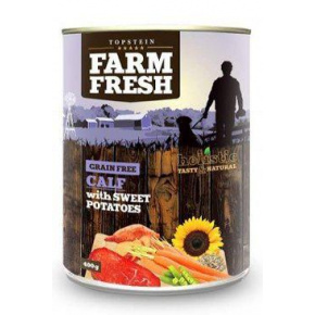 Farm Fresh Dog Borjú Édesburgonyával konzerv 400g