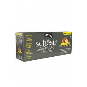 Schesir Cat Cons. After Dark Teljes értékű élelmiszer változat 12x80g