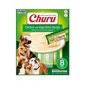 Churu Dog Csirke zöldséggel 8x20g Churu Dog Csirke zöldséggel 8x20g