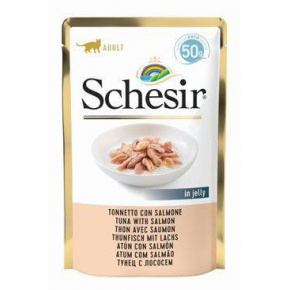 Schesir Cat pocket Adult tonhal/lazac 50g