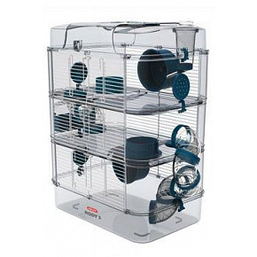 Ketrec hörcsög Rody 3 TRIO kék 41x27x53cm Zolux Ketrec hörcsög Rody 3 TRIO kék 41x27x53cm Zolux
