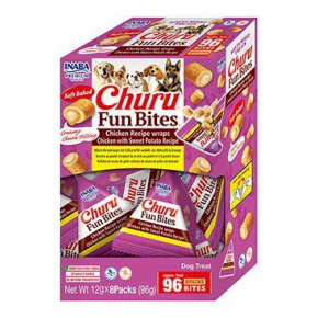 Churu Dog BOX Fun Bites Csirke tekercsek Chic&Sw.Pot8x12g