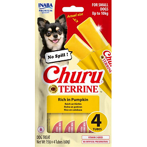 Churu Dog Terrine sütőtök S fajták 4x15g