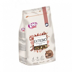 EXTRIMO teljes értékű hörcsögeledel cipzáras tasakban 750 g