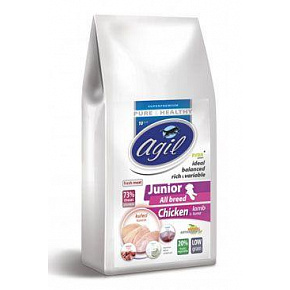 Agil Junior All Breed Low Grain Csirke&Bárány&Tonhal 2kg Agil Junior All Breed Low Grain Csirke&Bárány&Tonhal 2kg