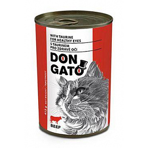 Don Gato macska konz. marhahús 415g