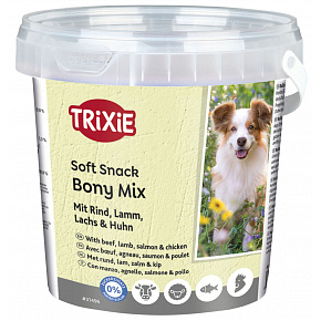 Soft Snack Bony MIX - marhahús, bárány, lazac, csirke 500 g Soft Snack Bony MIX - marhahús, bárány, lazac, csirke 500 g
