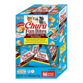 Churu Cat BOX Fun Bites Csirke tekercsek Tonhal 8x12g
