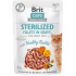 Brit Care macska tasak Sterilized Fillets in Gravy with Healthy Rabbit 24 x 85 g