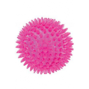 Kutyajáték BALL SPIKE TPR POP 13cm tüskékkel rózsaszín Zolux