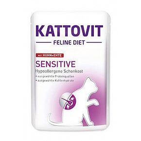 Kattovit Cat Sensitive kacsa zseb 85g