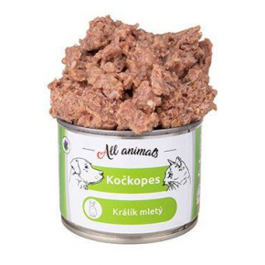 All Animals macskakutya Nyúl darált 200g