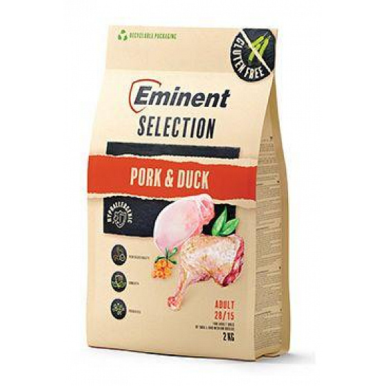 Eminent Dog Selection Adult Sertéshús&Kacsa 2kg