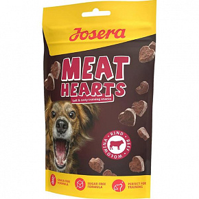 Josera jutalomfalat Dog Meat Hearts Beef 70 g