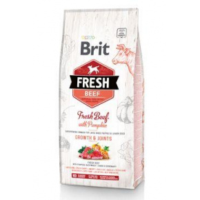 Brit Fresh Dog Marhahús & Tök Kiskutya Large 2,5kg