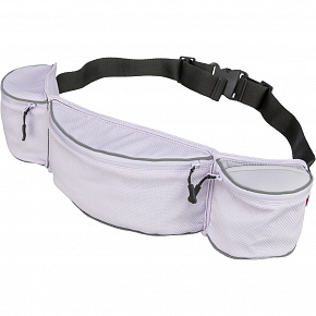 BAGGY Belt, maxi övtáska, 44x33x18 cm/derék 62-125 cm, sárga/szürkéskék/lila - LIMITÁLT AJÁNLAT