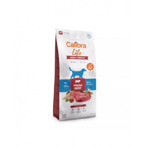 Calibra Dog Life Adult Medium Friss marhahús 12 kg