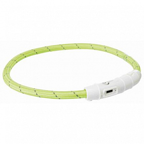 Világító USB nyakörv, zöld (RP 2,10 €)
